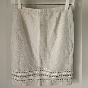 Talbots Irish Linen Pencil Skirt Size 4